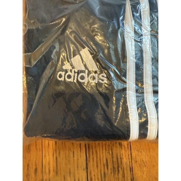 Adidas Pants Mens Small Black White 3-Stripes M 3S FL TC PT Fleece Joggers NWT - Picture 7 of 7